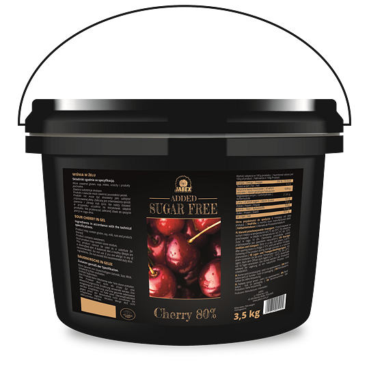 TŘEŠEŇ 80% ovocná náplň bez cukru - 3,5 kg