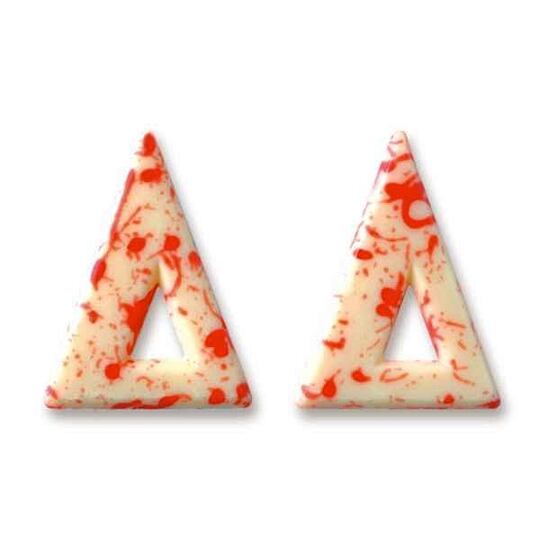 Blizzard trojúhelník - bílá/červená - 271 ks