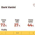 Vanini 72% - Tmavá čokoláda - 15 kg